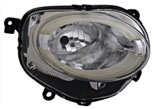 Fiat 500 Ön Far Uzun Hüzme Ledli Sağ 16-